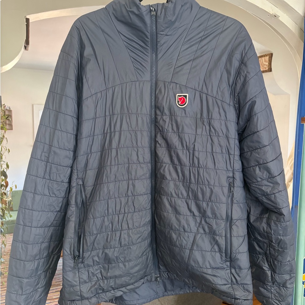 Fjallraven Men's Slate Blue Packable Performance Jacket Expedition Series Latt
